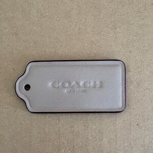 COACH Leather Hang Tag